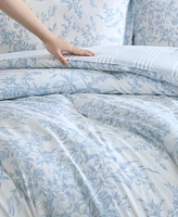 Laura Ashley Bedford Cotton Reversible 2 Piece Comforter Set, Twin