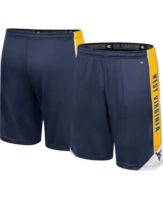 Men's Colosseum Navy West Virginia Mountaineers Haller Shorts