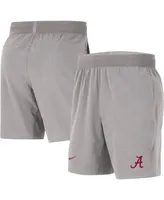 Men's Nike Gray Alabama Crimson Tide Player Performance Shorts