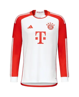 Men's adidas White Bayern Munich 2023/24 Home Replica Long Sleeve Jersey