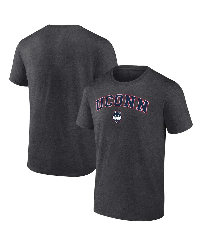 Men's Fanatics Heather Charcoal UConn Huskies Campus T-shirt