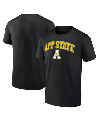 Men's Fanatics Black Appalachian State Mountaineers Campus T-shirt