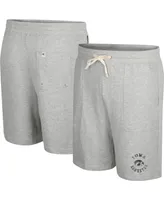 Men's Colosseum Heather Gray Iowa Hawkeyes Love To Hear This Terry Shorts