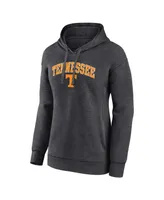 Women's Fanatics Heather Charcoal Tennessee Volunteers Evergreen Campus Pullover Hoodie