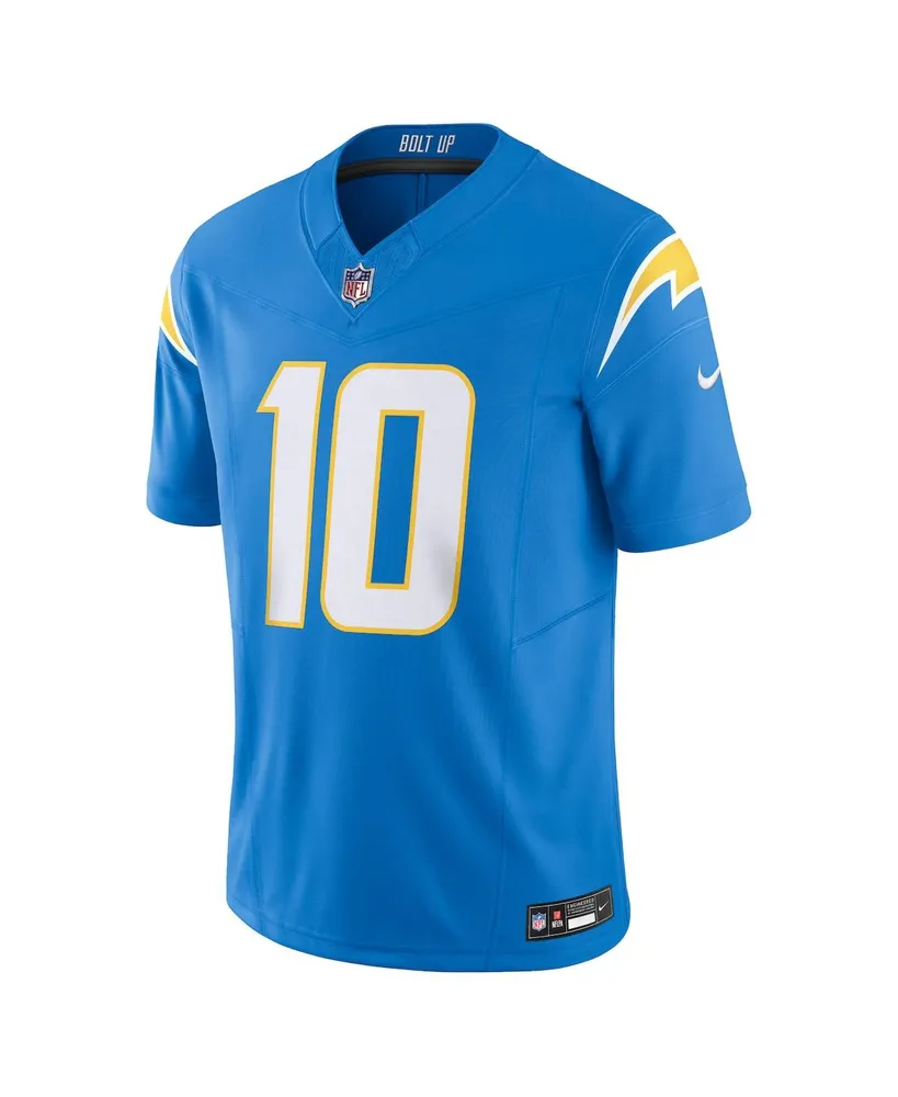 Men's Nike Justin Herbert Powder Blue Los Angeles Chargers Vapor F.u.s.e. Limited Jersey