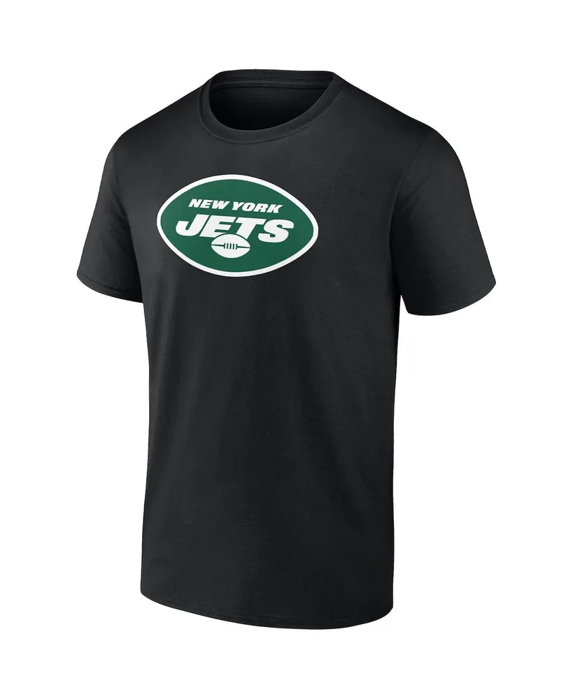 Men's Fanatics Sauce Gardner Black New York Jets Player Icon Name and Number T-shirt