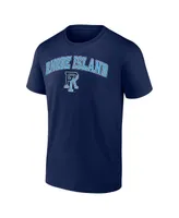 Men's Fanatics Navy Rhode Island Rams Campus T-shirt