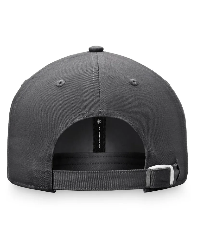 Men's Top of the World Charcoal Auburn Tigers Slice Adjustable Hat