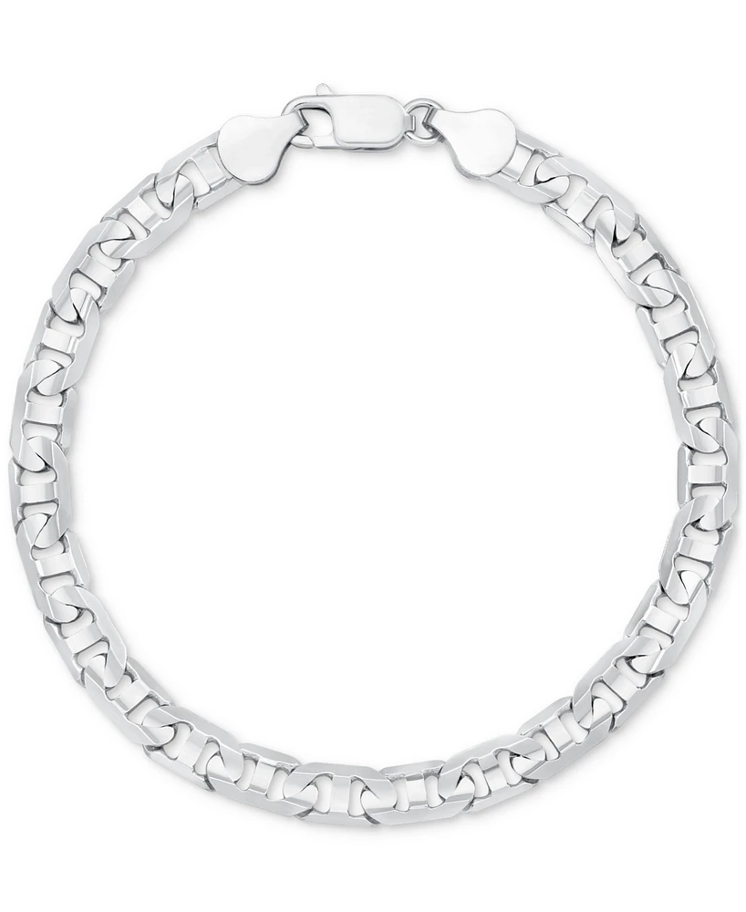 Men's Mariner Link Chain Bracelet in Sterling Silver