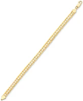 Men's Mariner Link Chain Bracelet 14k Gold-plated Sterling Silver