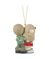 Precious Moments Our First Christmas Together 2023 Dated Couple Bisque Porcelain Ornament