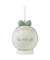 Precious Moments Sweet Christmas Wishes 2023 Dated Ball Bisque Porcelain Ornament