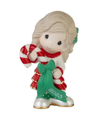 Precious Moments Sweet Christmas Wishes 2023 Dated Bisque Porcelain Figurine