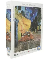 Eurographics Incorporated Vincent Van Gogh Cafe Terrace at Night Jigsaw Puzzle, 1000 Pieces