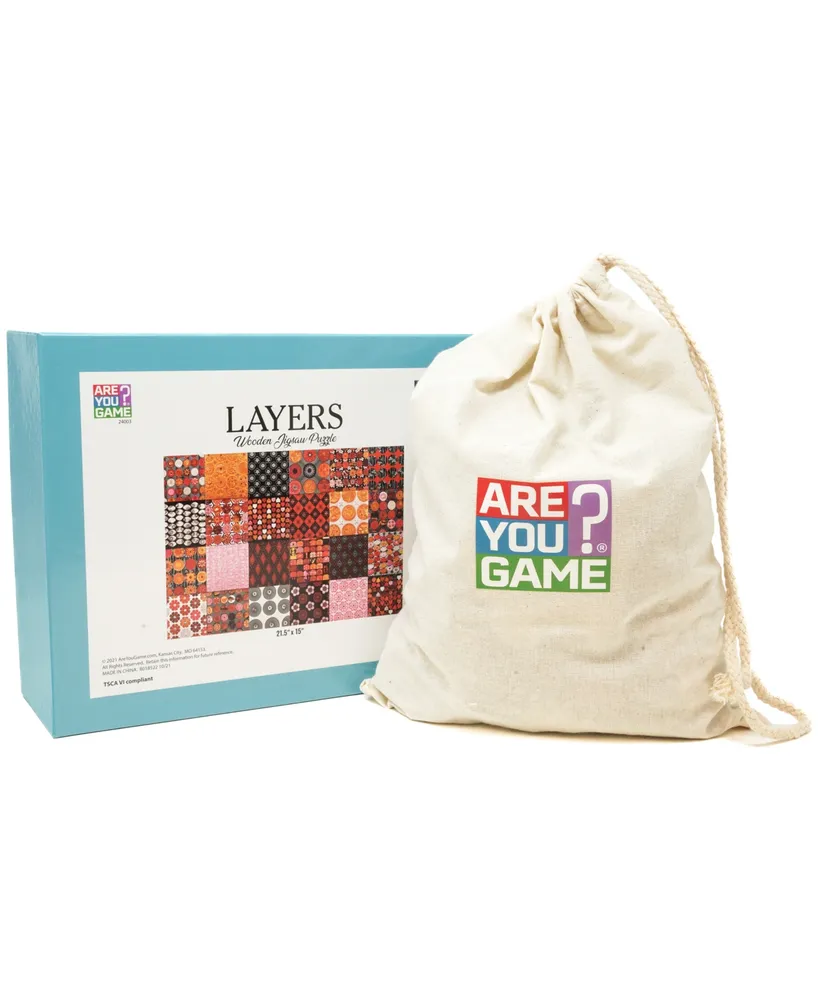 Areyougame.com Wooden Jigsaw Puzzle Layers, 453 Pieces