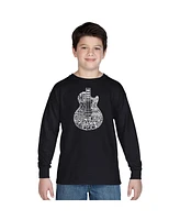 Big Boy's Word Art Long Sleeve T-shirt