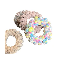 Hair Tie Set - Tan Spirals