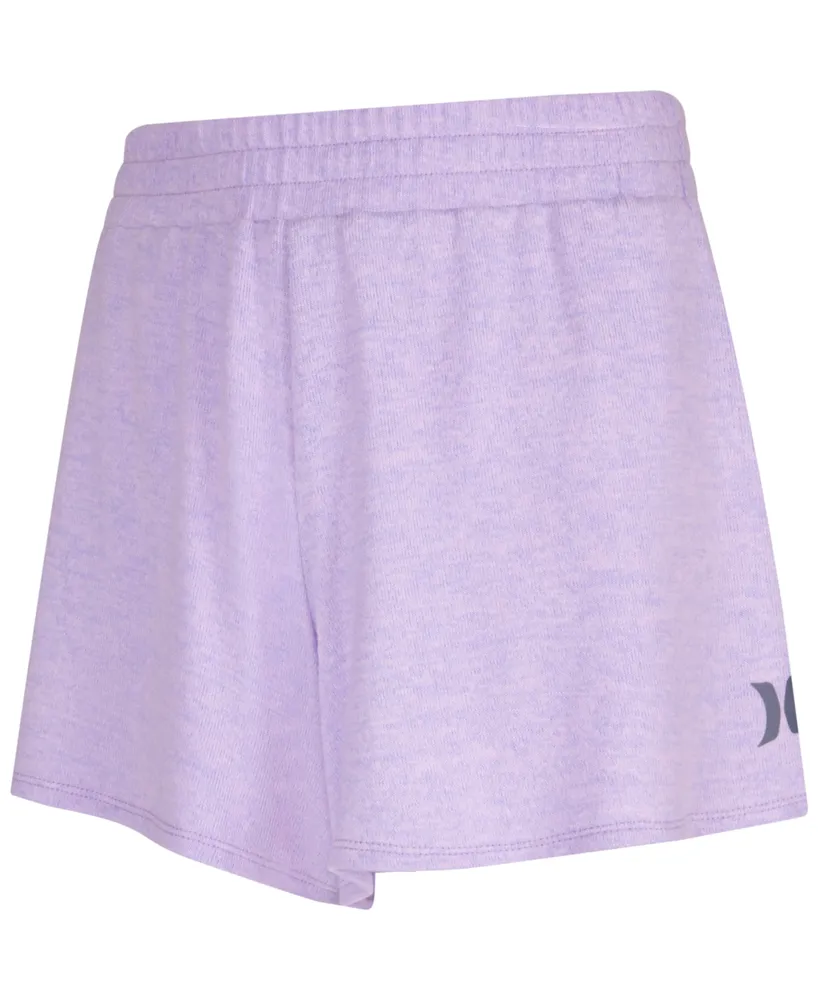 Hurley Big Girls Hacci High Waisted Swing Shorts