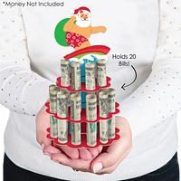 Big Dot of Happiness Tropical Christmas Diy Beach Santa Holiday Party Money Holder Gift Cash Cake