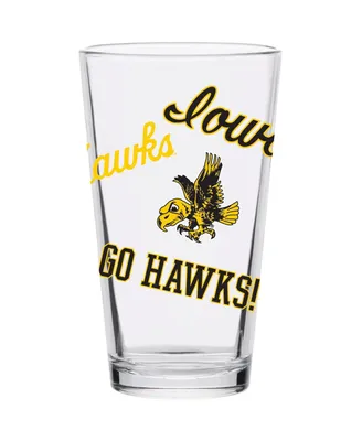 Iowa Hawkeyes 16 Oz Medley Vintage-Inspired Pint Glass