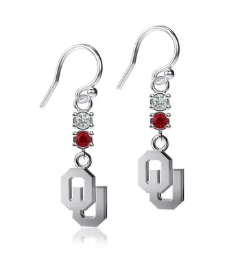 Women's Dayna Designs Oklahoma Sooners Dangle Crystal Earrings