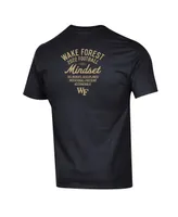 Men's Champion Black Wake Forest Demon Deacons 2022 Football Walk the T-shirt