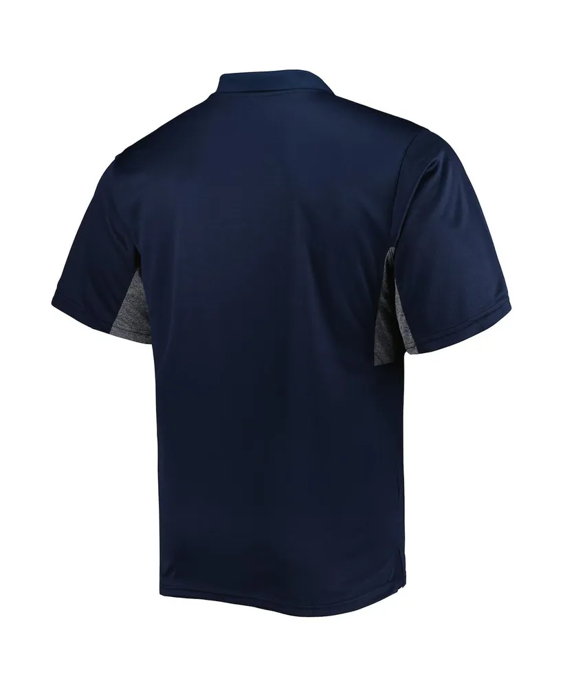 Men's Navy Tennessee Titans Big and Tall Team Color Polo Shirt