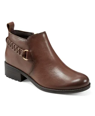 Easy Spirit Women's Roslyn Block Heel Round Toe Casual Booties