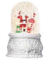 6.2" H Musical Light Emitting Diode (Led) Santa Tall Dome