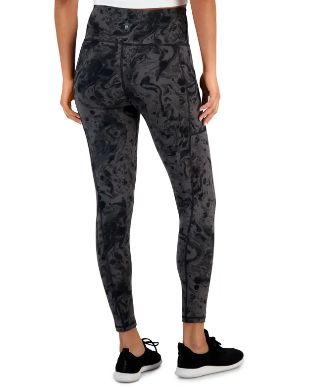 ID Ideology Women's Essentials Stretch Active Full Length Cotton Leggings,  Created for Macy's - Macy's