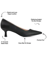 Journee Collection Women's Celica Kitten Heel Pumps