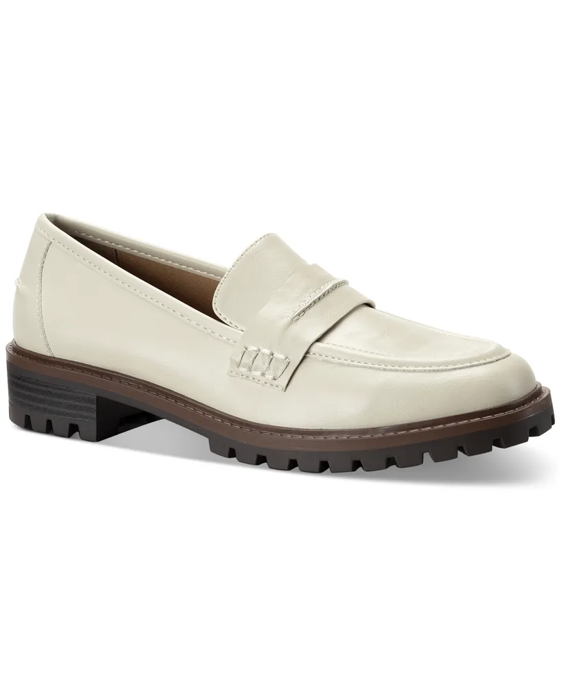 Style & Co Women's Wandaa Slip-On Lug Loafer Flats, Created for Macy's