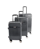 Kathy Ireland Yasmine 3-Piece Hardside Luggage Set