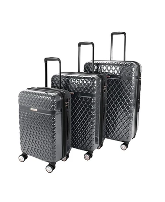 Kathy Ireland Yasmine 3-Piece Hardside Luggage Set
