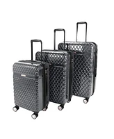 Kathy Ireland Yasmine 3-Piece Hardside Luggage Set
