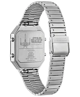 Citizen Men's Star Wars Rebel Pilot Ana-Digi Stainless Steel Bracelet Watch 33mm - Silver