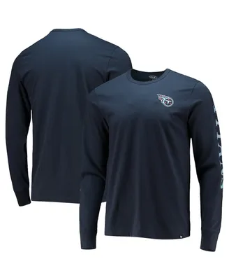 Men's '47 Brand Navy Tennessee Titans Franklin Long Sleeve T-shirt