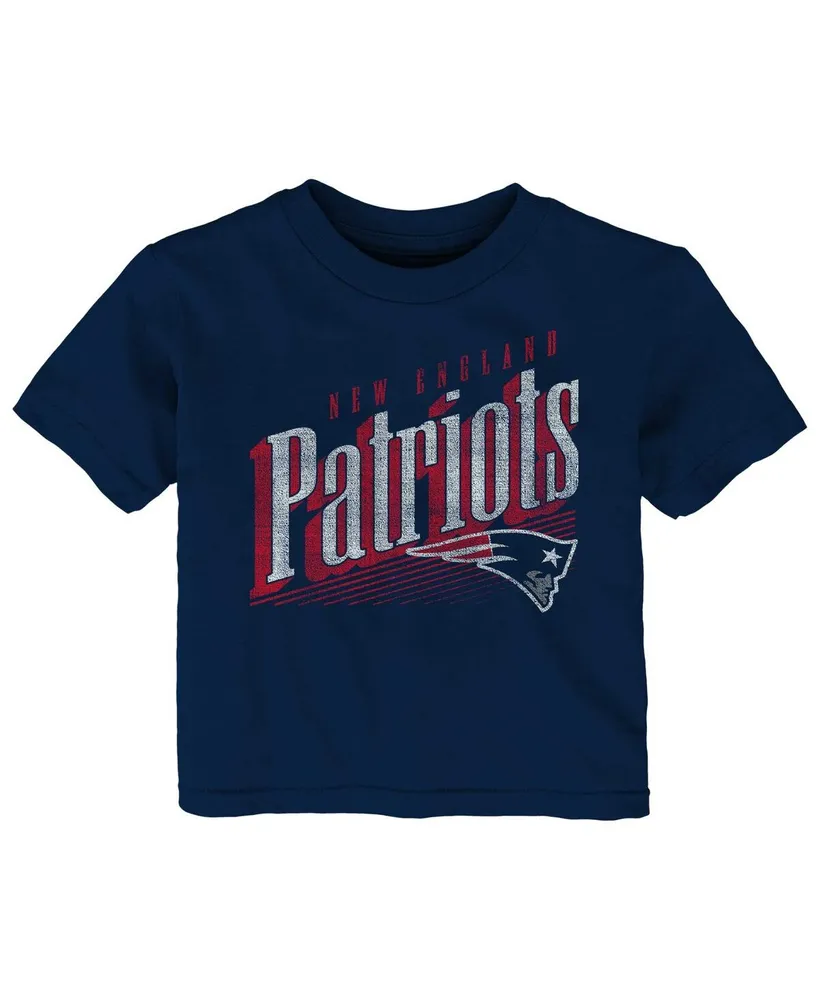 Infant Boys and Girls Navy New England Patriots Winning Streak T-shirt