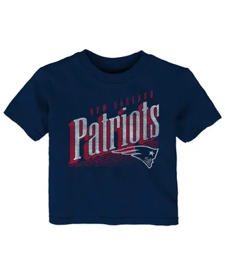 Infant Boys and Girls Navy New England Patriots Winning Streak T-shirt