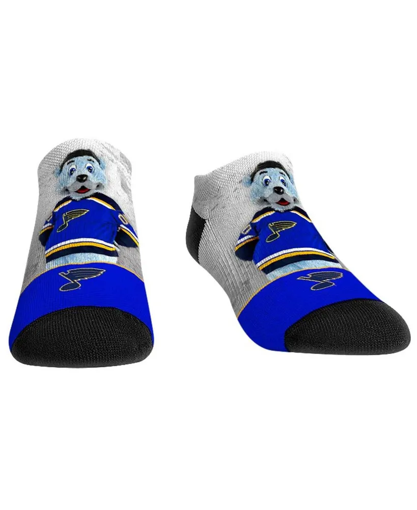 Men's and Women's Rock 'Em Socks St. Louis Blues Mascot Walkout Low Cut