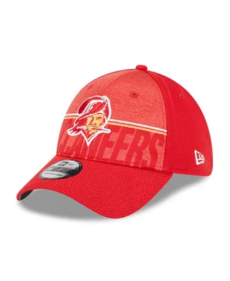 Men's New Era Red Tampa Bay Buccaneers 2023 Nfl Training Camp Throwback 39THIRTY Flex Fit Hat