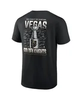 Men's Fanatics Black Vegas Golden Knights 2023 Stanley Cup Champions Signature Roster T-shirt