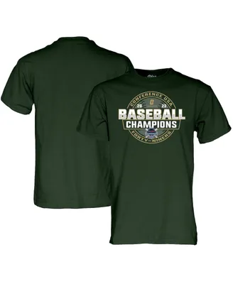 Men's Blue 84 Green Charlotte 49ers 2023 C-usa Baseball Conference Tournament Champions T-shirt