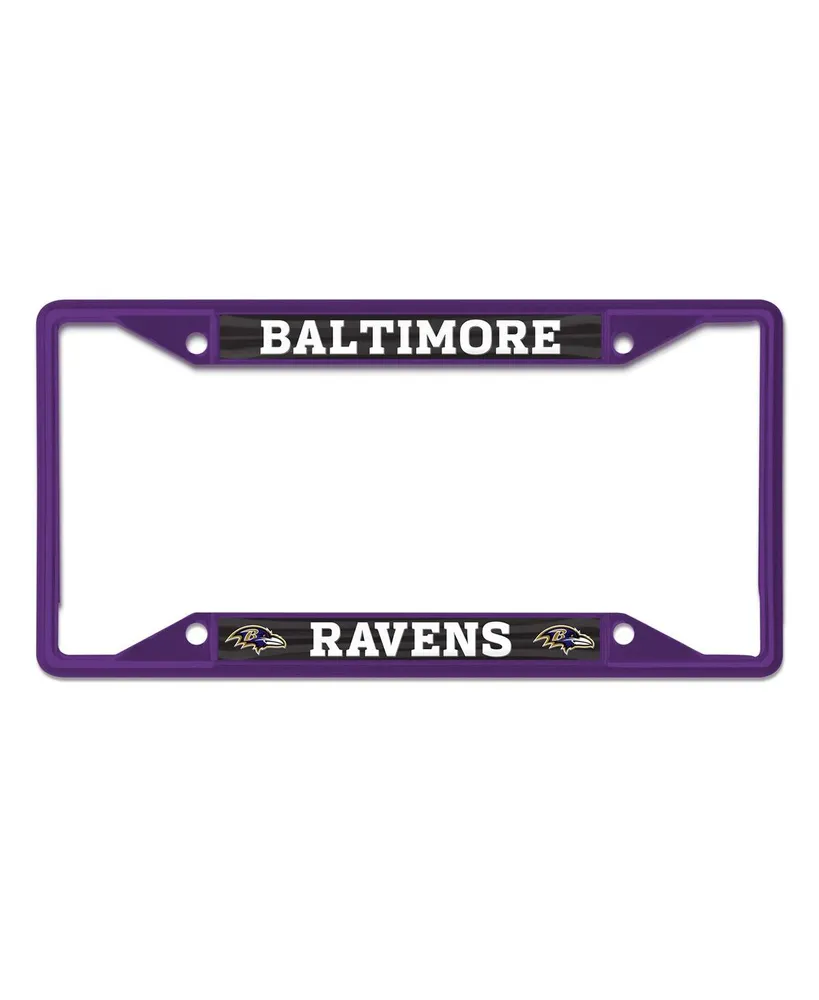 Wincraft Baltimore Ravens Chrome Color License Plate Frame