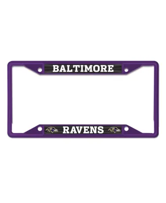 Wincraft Baltimore Ravens Chrome Color License Plate Frame