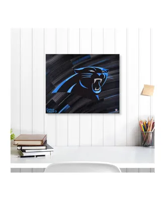 Carolina Panthers 16" x 20" Embellished Giclee Print by Charlie Turano Iii