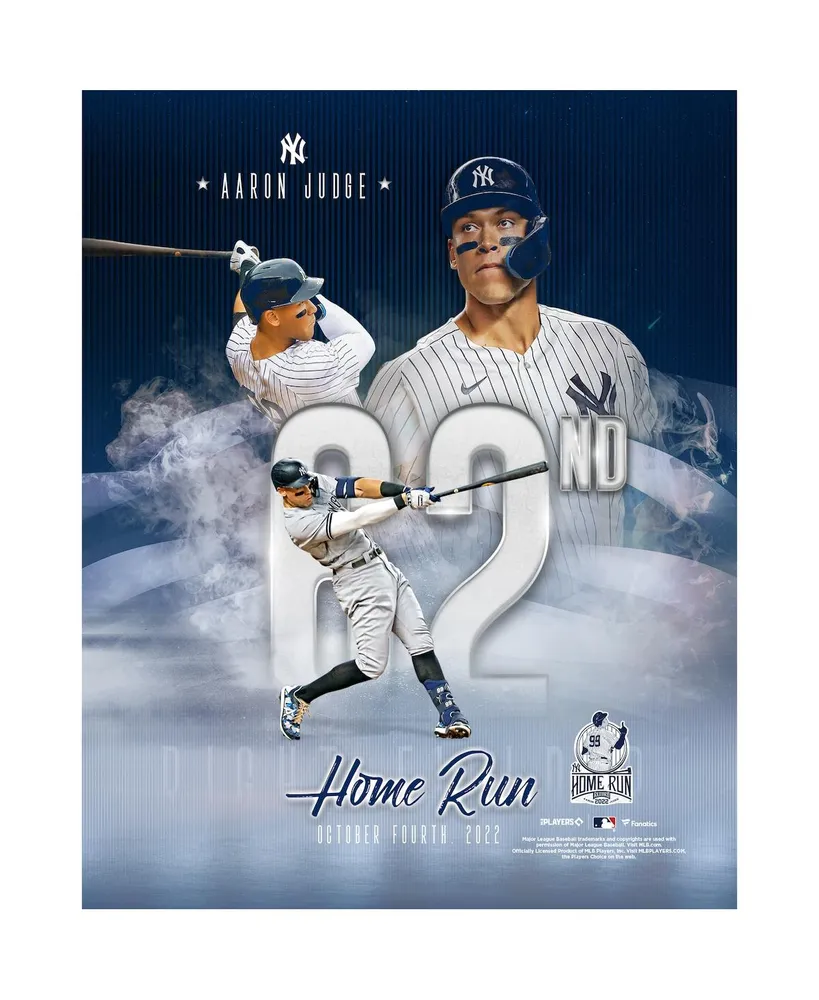 Aaron Judge New York Yankees 16 x 20 American League Home Run Record Photo Print - Designed by Artist Brian Konnick