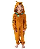 Scooby Doo Toddler Kids Scooby Doo Unisex Costume Pajama Union Suit Onesie - Scooby