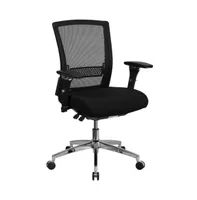 Emma+Oliver 24/7 300 Lb. Rated Seat Slider Ergonomic Office Chair With Adjustable Lumbar