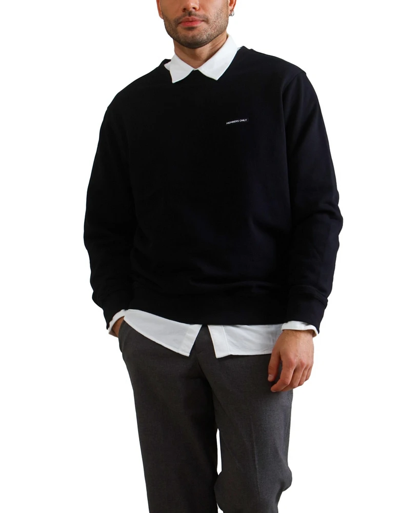 Members Only Men's Preston Crew Neck Sweatshirt